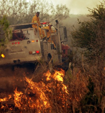 Chaparral WMA fire 2008