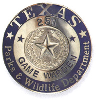 Texas Game Warden badge