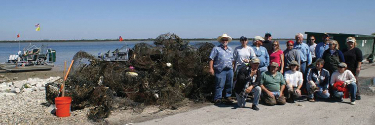 Texas Crab Trap Cleanup Continues