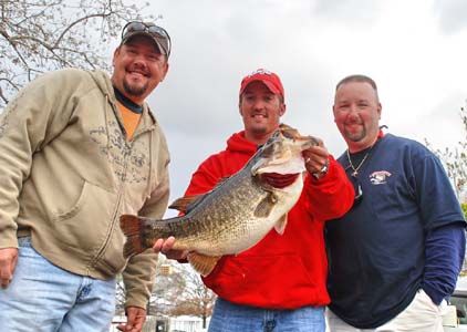 A 14.68 Largemouth Bass found on Lake Fork