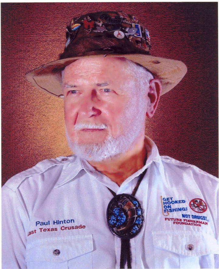 Paul Hinton was elected to the Texas Fishing Hall of Fame