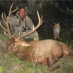 Mountain Lion Stalking Elk Hunter